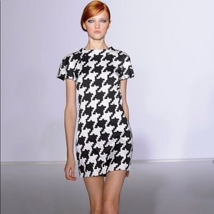 Preen houndstooth mini dress size small